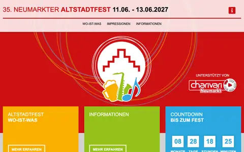 Screenshot of neumarkt.de