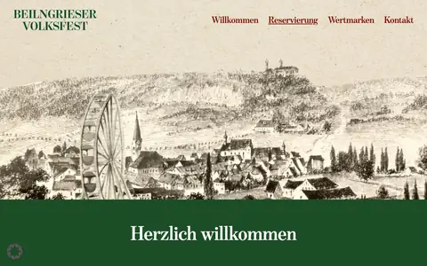 Screenshot of beilngrieser-volksfest.de