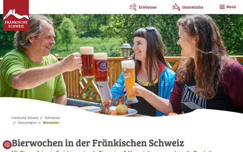 Screenshot of fraenkische-schweiz.com