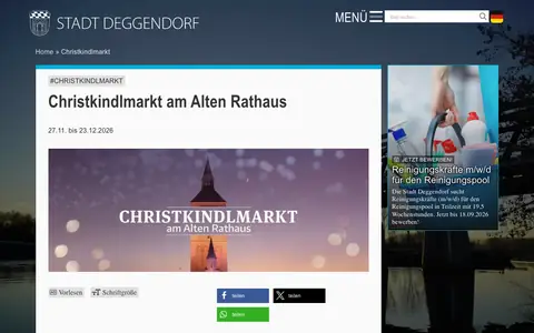 Screenshot of deggendorf.de
