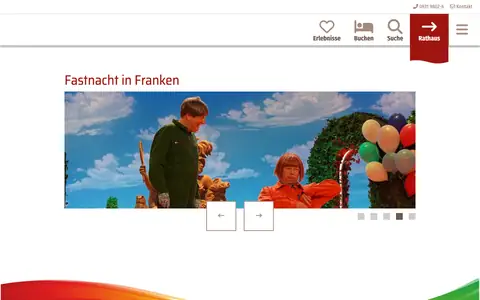 Screenshot of tourismus-veitshoechheim.de