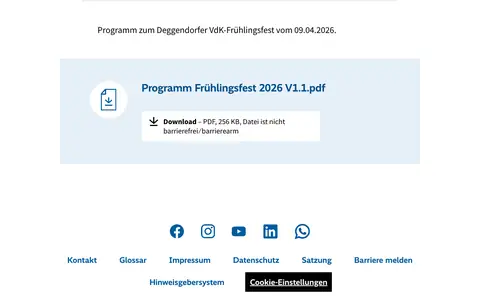 Screenshot of bayern.vdk.de