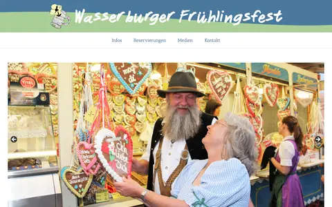 Screenshot of wasserburger-fruehlingsfest.de