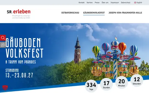 Screenshot of gaeubodenvolksfest.de