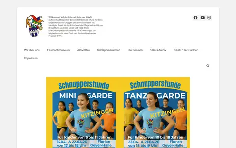 Screenshot of kikag.de