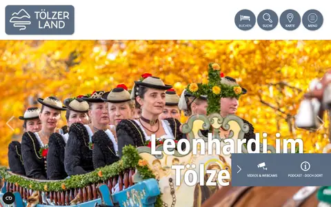 Screenshot of toelzer-land.de