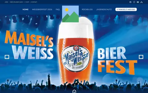 Screenshot of weissbierfest.com