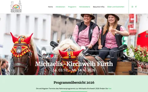 Screenshot of michaelis-kirchweih.de