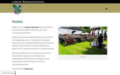 Screenshot of lalling.de