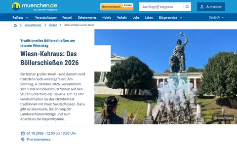 Screenshot of muenchen.de