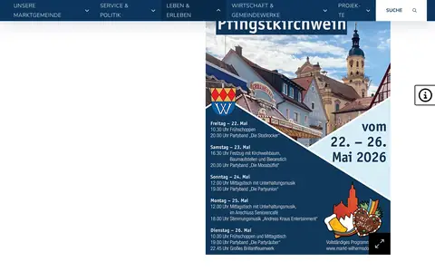 Screenshot of markt-wilhermsdorf.de