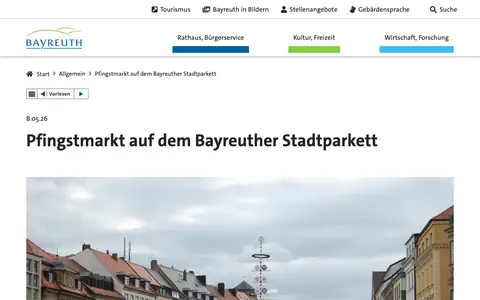 Screenshot of bayreuth.de