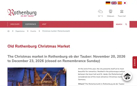 Screenshot of rothenburg.de