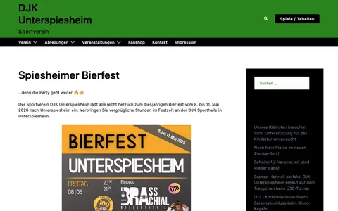 Screenshot of djk-unterspiesheim.de