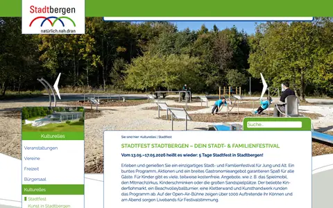 Screenshot of stadtbergen.de