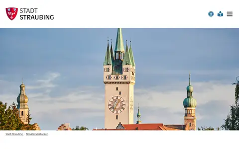 Screenshot of straubing.de