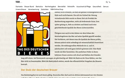 Screenshot of brauer-bund.de