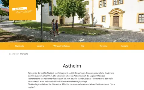 Screenshot of astheim-main.de