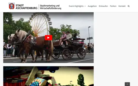 Screenshot of mein.aschaffenburg.de