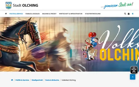 Screenshot of olching.de