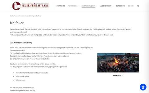 Screenshot of feuerwehr-aitrang.de