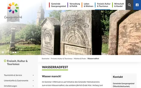 Screenshot of georgensgmuend.de