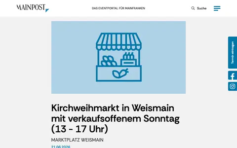 Screenshot of termine.mainpost.de